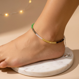 Shop Your Fortune Wealth & Prosperity Crystal Anklet Combo | Pyrite & Dhan Yog Adjustable Anklets for Women & Girls