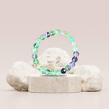 Multi Fluorite Bracelet – 8MM Purifies Body Cells