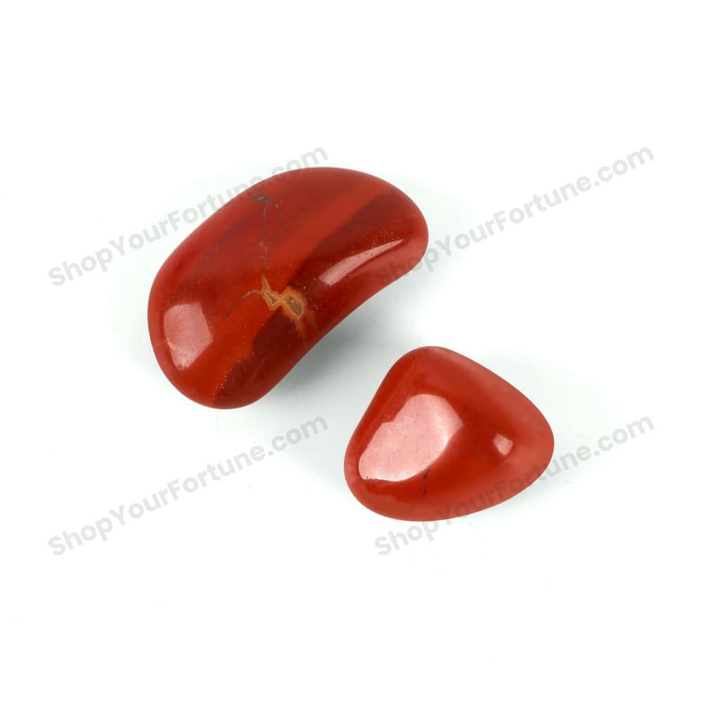 Red Jasper Tumbles – Strong Bones ( Set of 2 )