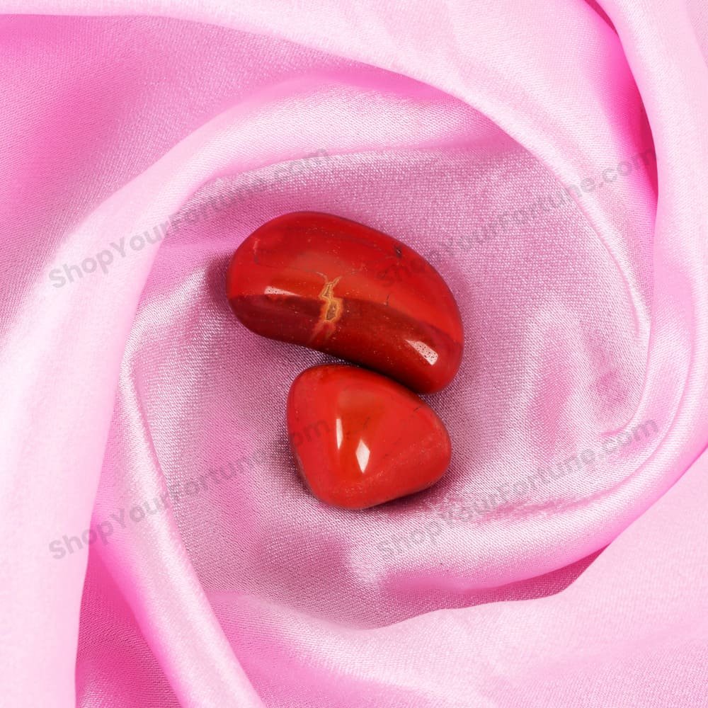 Red Jasper Tumbles – Strong Bones ( Set of 2 )