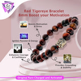 Red Tigereye Bracelet – 8MM Boost your Motivation