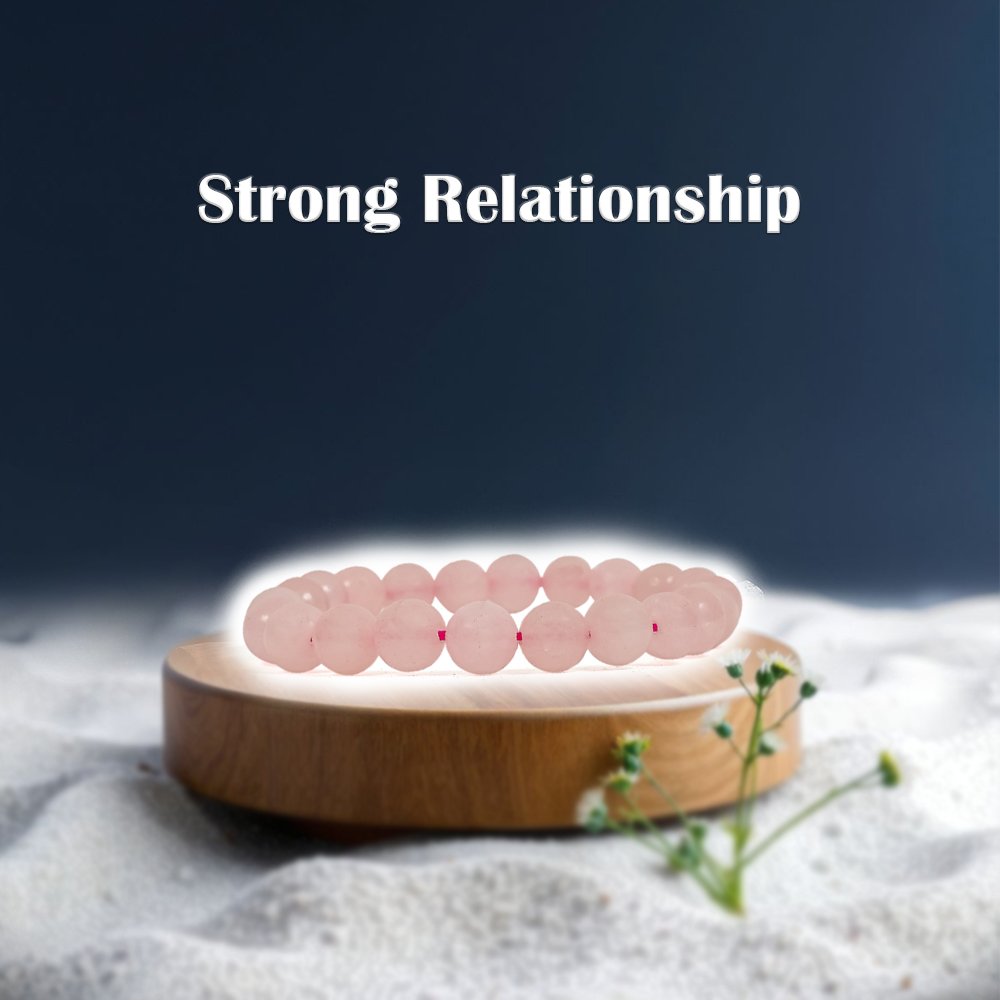 Rose Quartz Bracelet – 8MM Sweet Relationship
