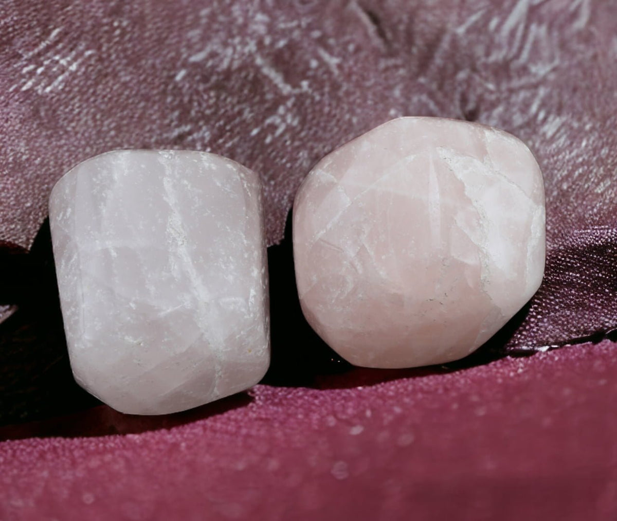 Rose Quartz Tumbles ( Set Of 2) Sweet Relationship (For Child)