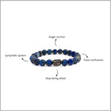 Sodalite Bracelet – 8MM Anger Control
