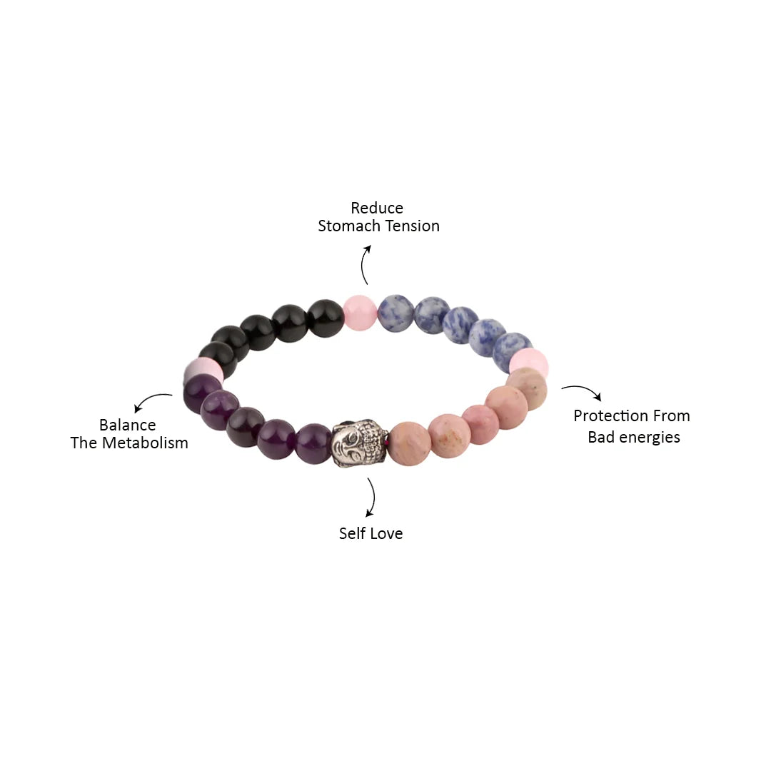 Multi Crystal Bracelet – 8MM Weight Loss Support