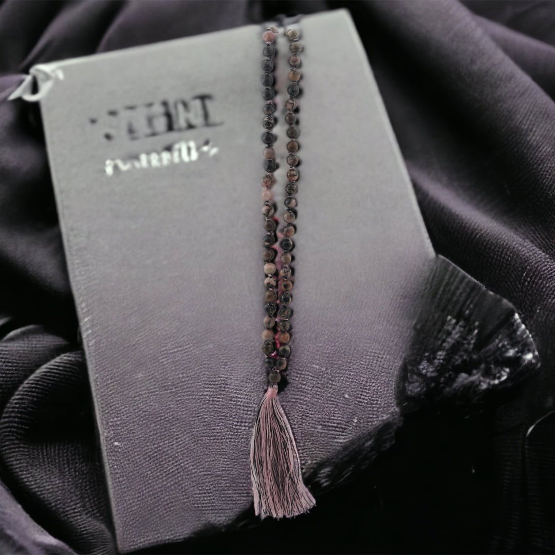 Rhodonite Mala Balance 6MM- Helps in a Broken Heart