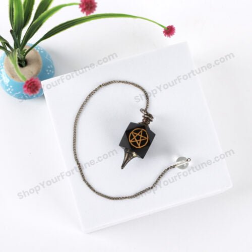 Buy Online Black Agate Pendulum