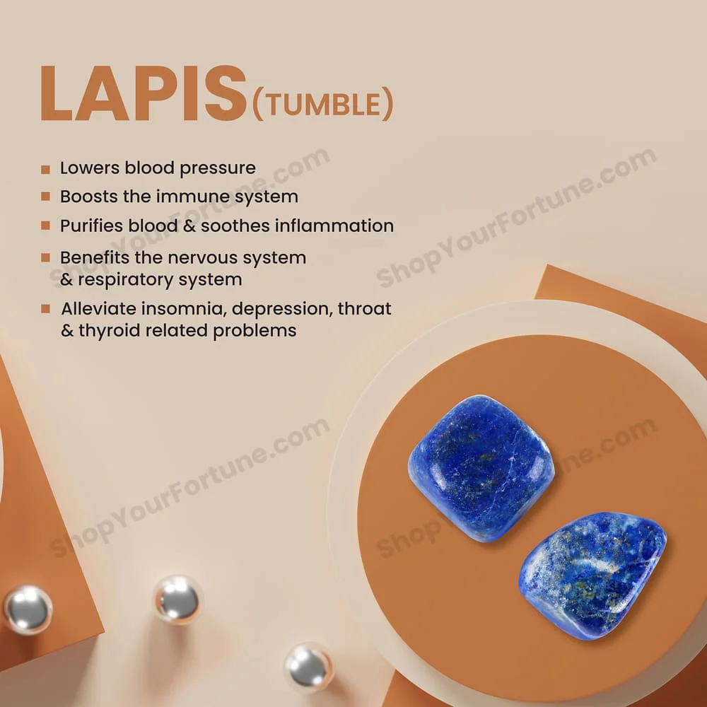 Lapis Lazuli Set of 2 Tumbles