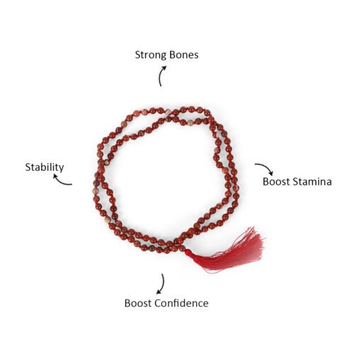 Red Jasper Mala