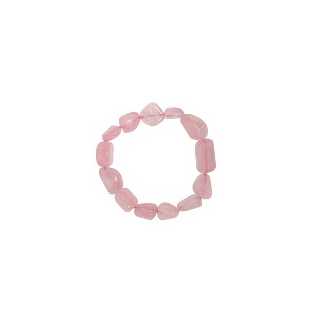 Rose Quartz Tumble Bracelet