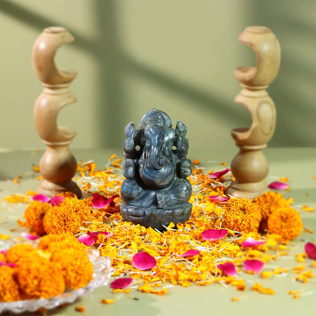 Labradorite ganpati Murti