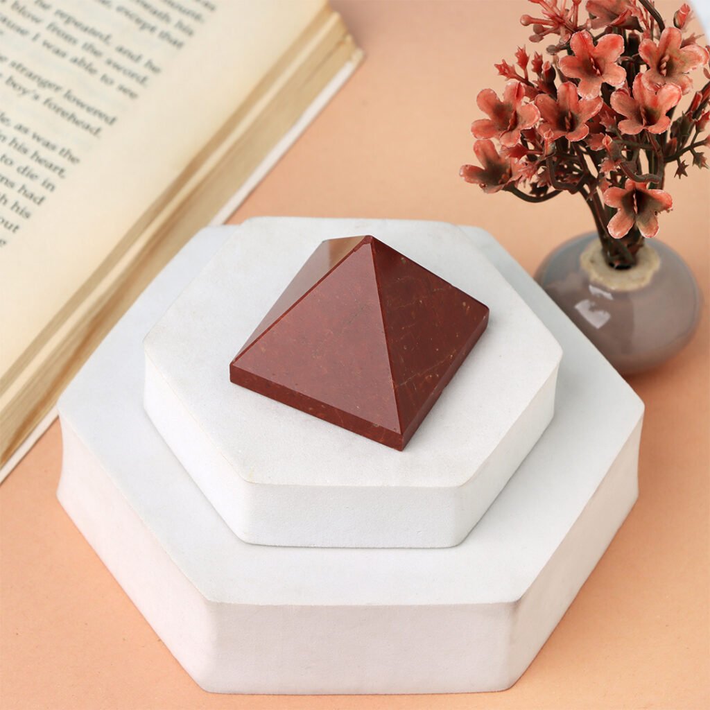 Red Jasper Pyramid
